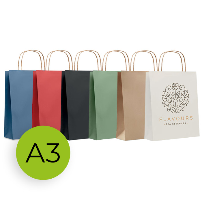 Bag recycled paper - L | Eco gift